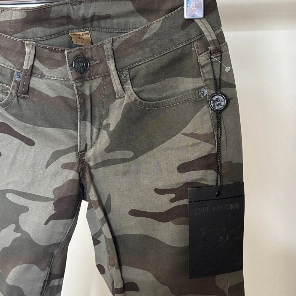 NWT True Religion- Camo Skinny Jeans - Picture 6 of 9